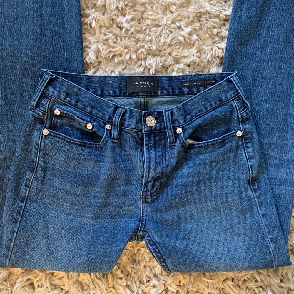 Pac Sun Skinny Fit Denim Jeans